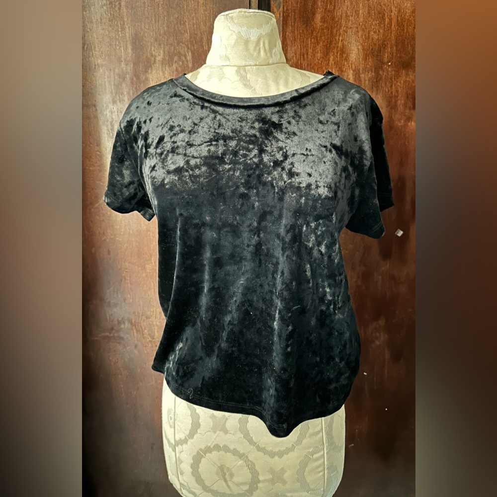 Bongo black velvet shirt